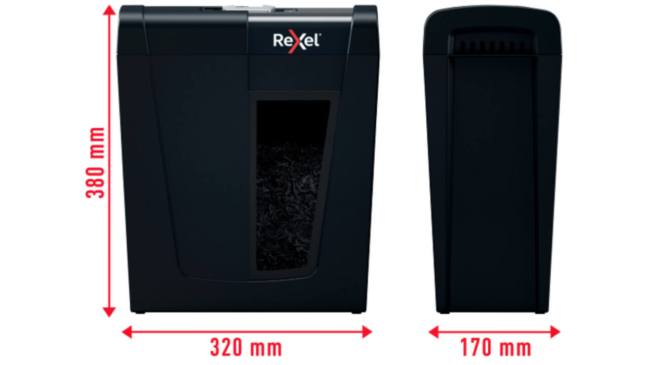 Papiervernietiger Rexel Secure X8 P4 snippers 4x40mm