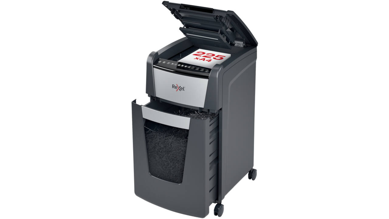 Papiervernietiger Rexel Optimum Auto+ 225X P4 snippers 4x26mm