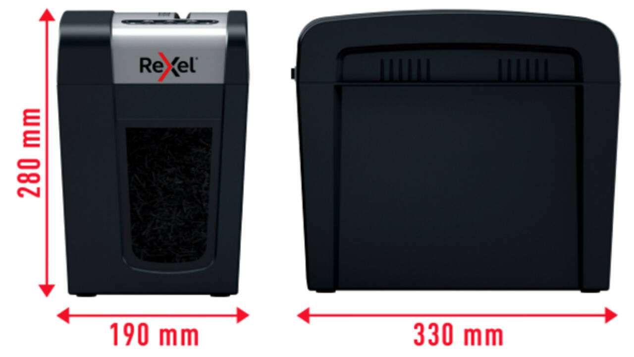 Papiervernietiger Rexel Secure MC3-SL P5 snippers 2x15mm