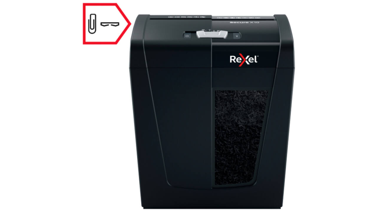 Papiervernietiger Rexel Secure X10 P4 snippers 4x40mm