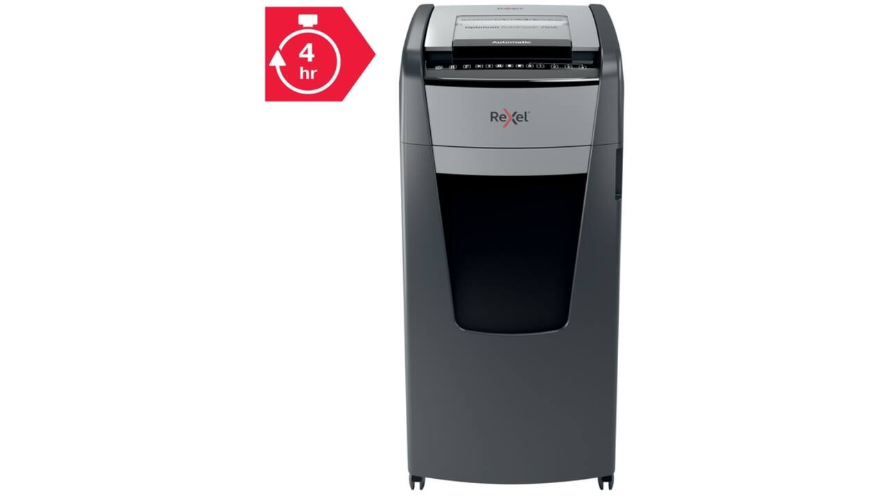 Papiervernietiger Rexel Optimum Auto+ 750X P4 snippers 4x30mm