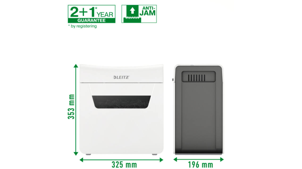 Papiervernietiger Leitz IQ Protect Premium 3M P5 snippers