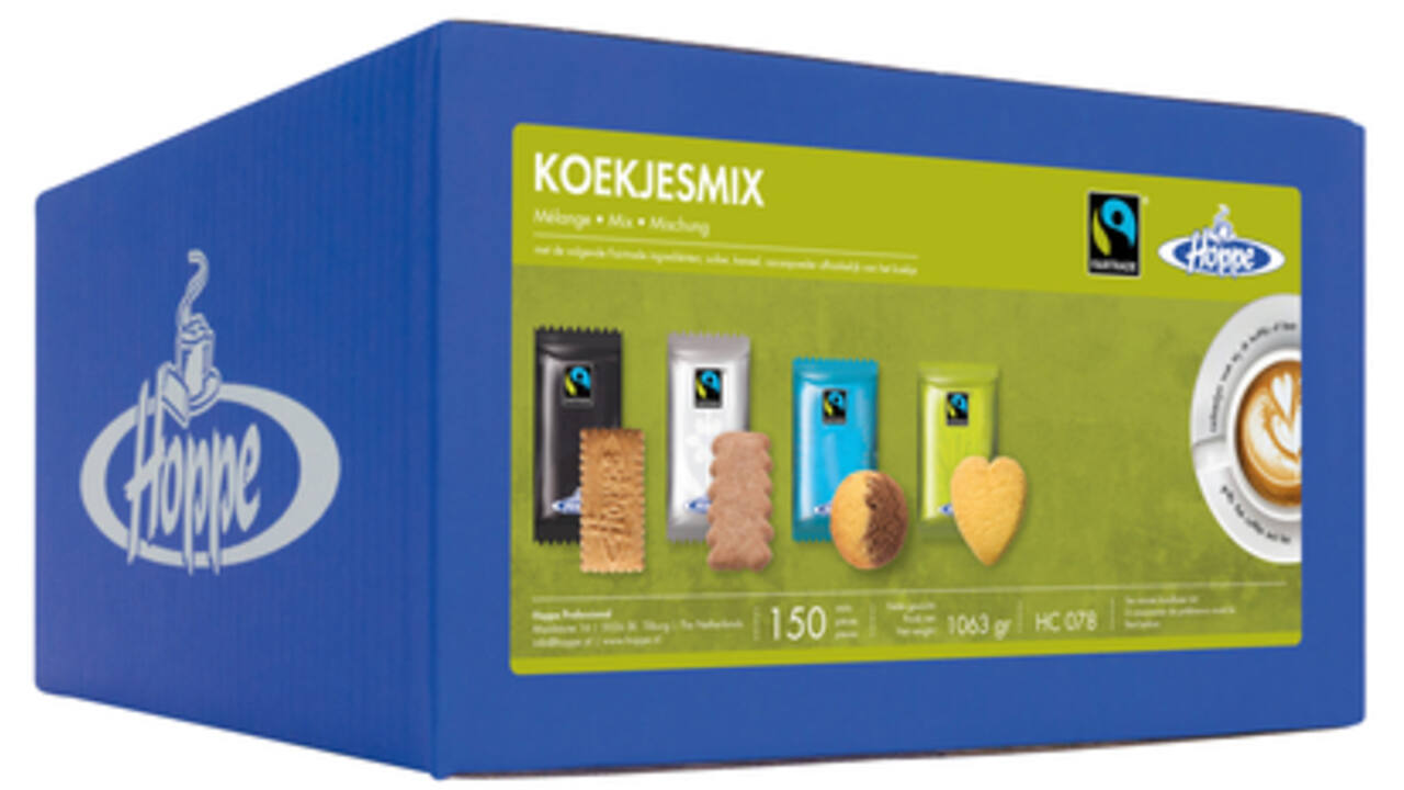 Koekjes Hoppe Fairtrade mix 150 stuks