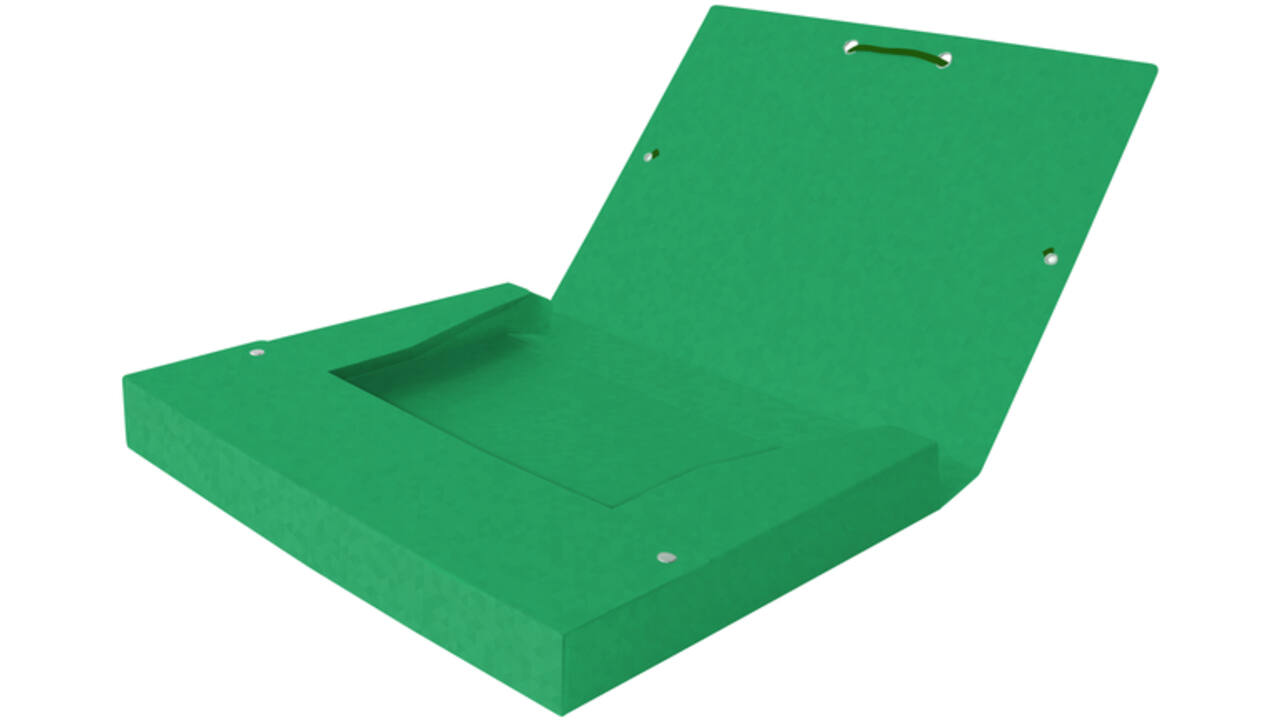 Elastobox Oxford Top File+ A4 25mm groen