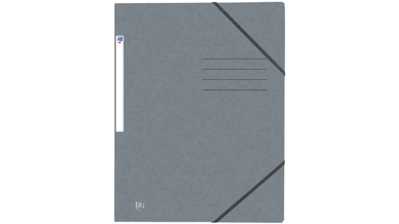 Elastomap Oxford Top File+ A4 grijs
