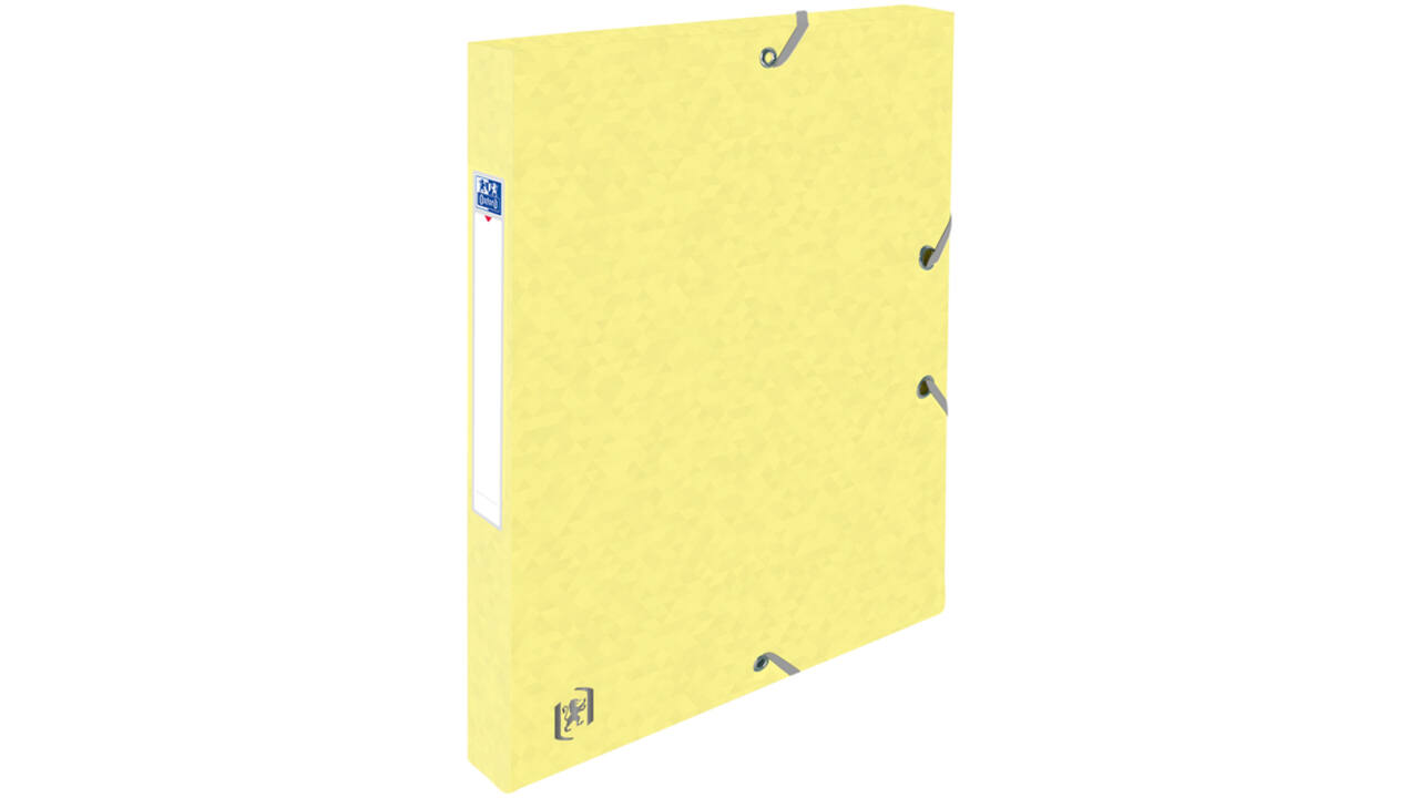 Elastobox Oxford Top File+ A4 25mm pastel assorti