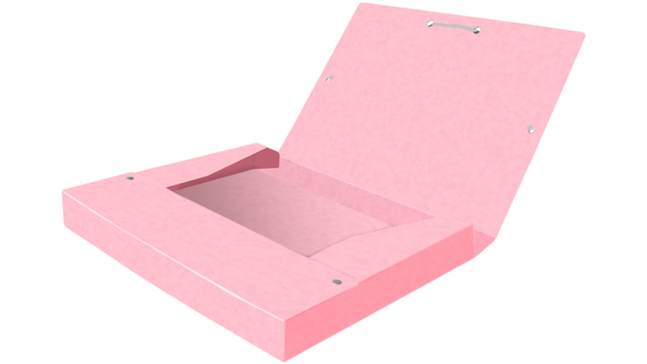 Elastobox Oxford Top File+ A4 40mm pastel assorti