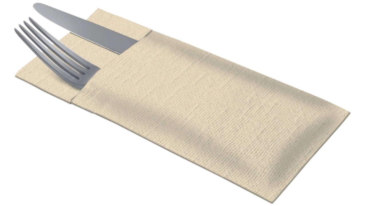 Pochette Tork LinStyle® 1-laags 50st duurzaam creme 509601