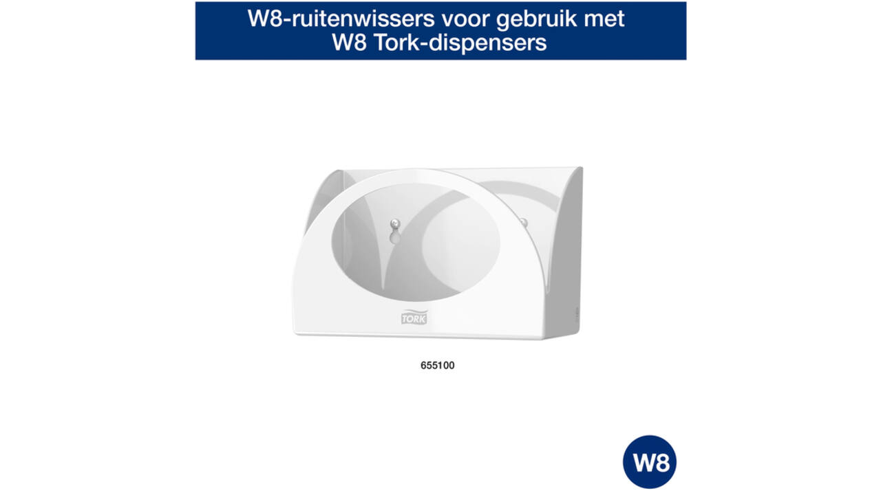 Reinigingsdoek Tork W8 Premium 1-laags 40 vel geel 194650