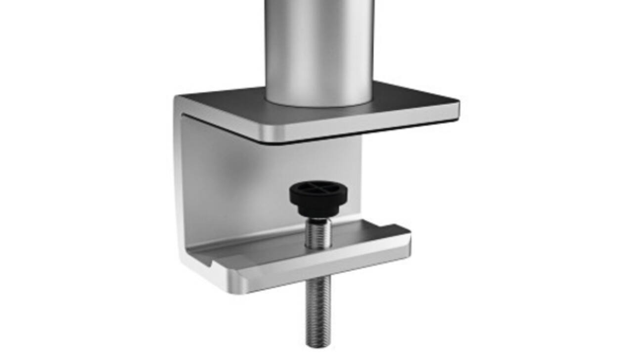 Monitorarm Durable met klem voor 1 scherm en 1 tablet