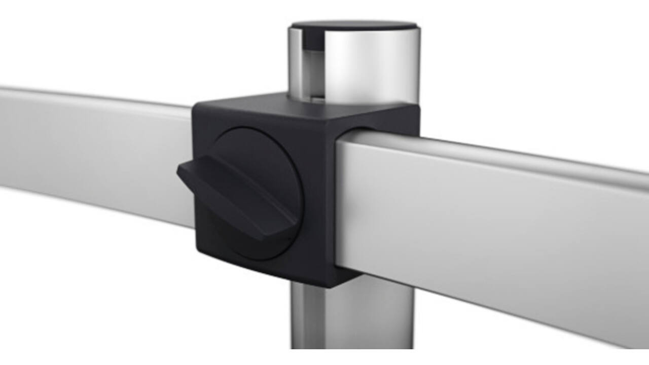 Monitorarm Durable met klem voor 1 scherm en 1 tablet