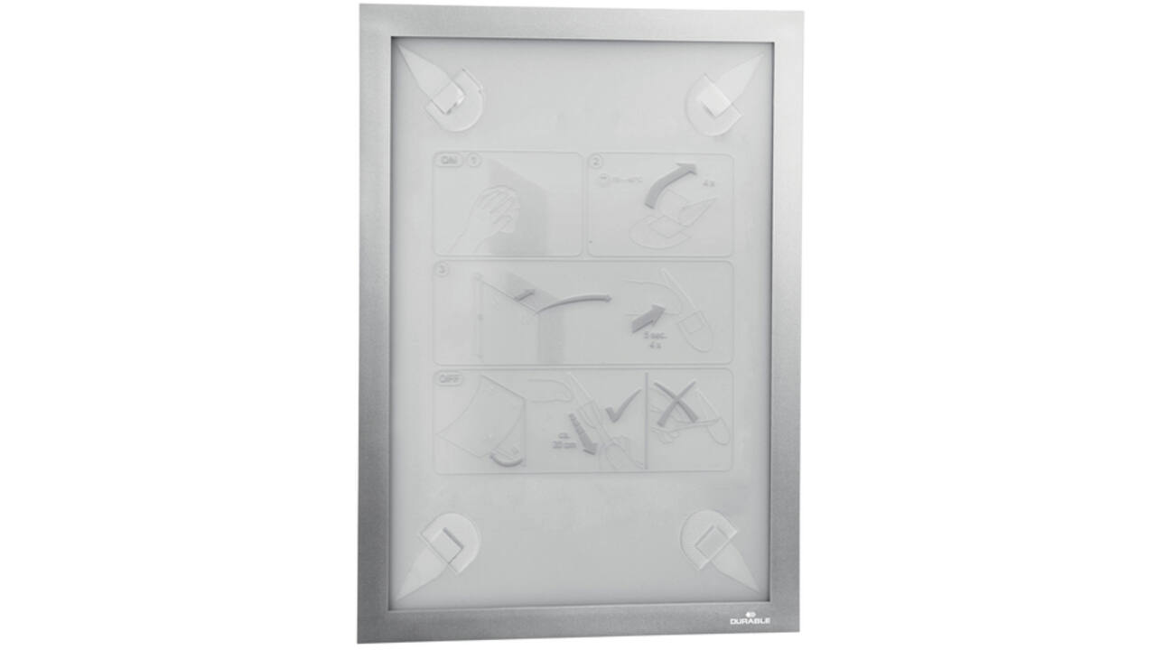 Duraframe Durable 484323 A4 zilver