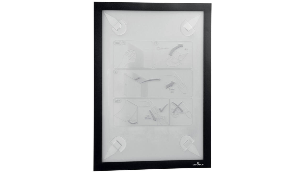 Duraframe Durable 484301 A4 zwart