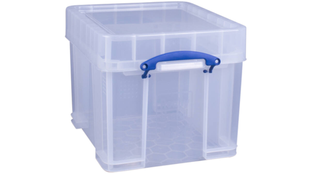 Opbergbox Really Useful 35 liter 480x390x345mm transparant wit