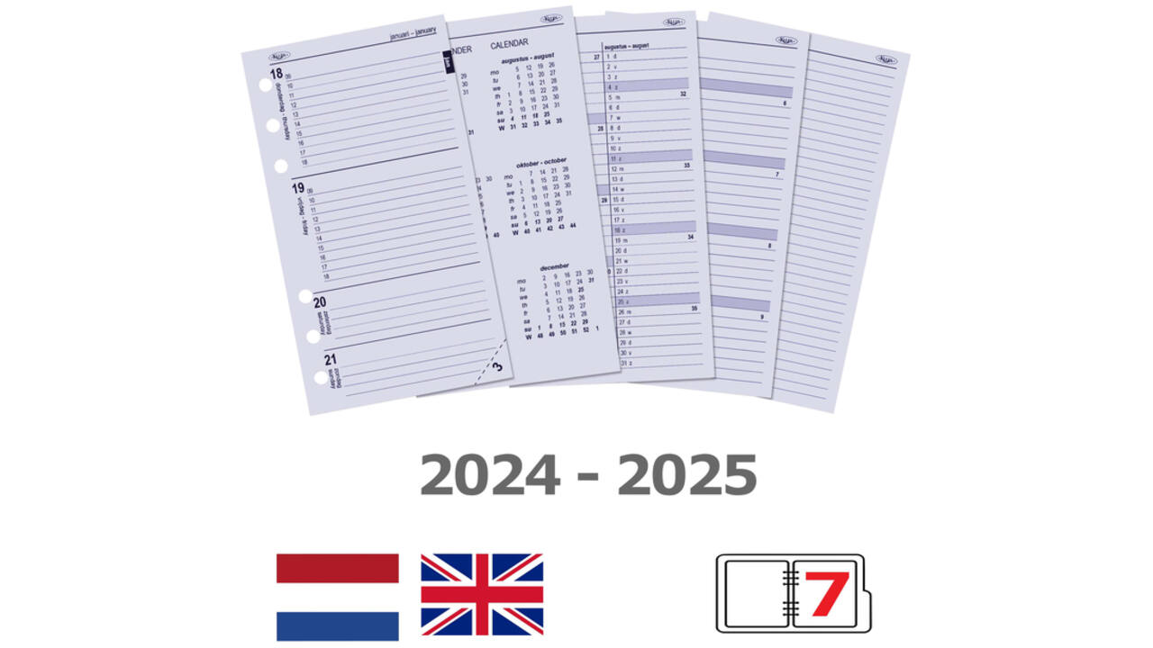 Organizer Kalpa Personal inclusief agenda 2024-2025 7dagen/2pagina's bosgroen