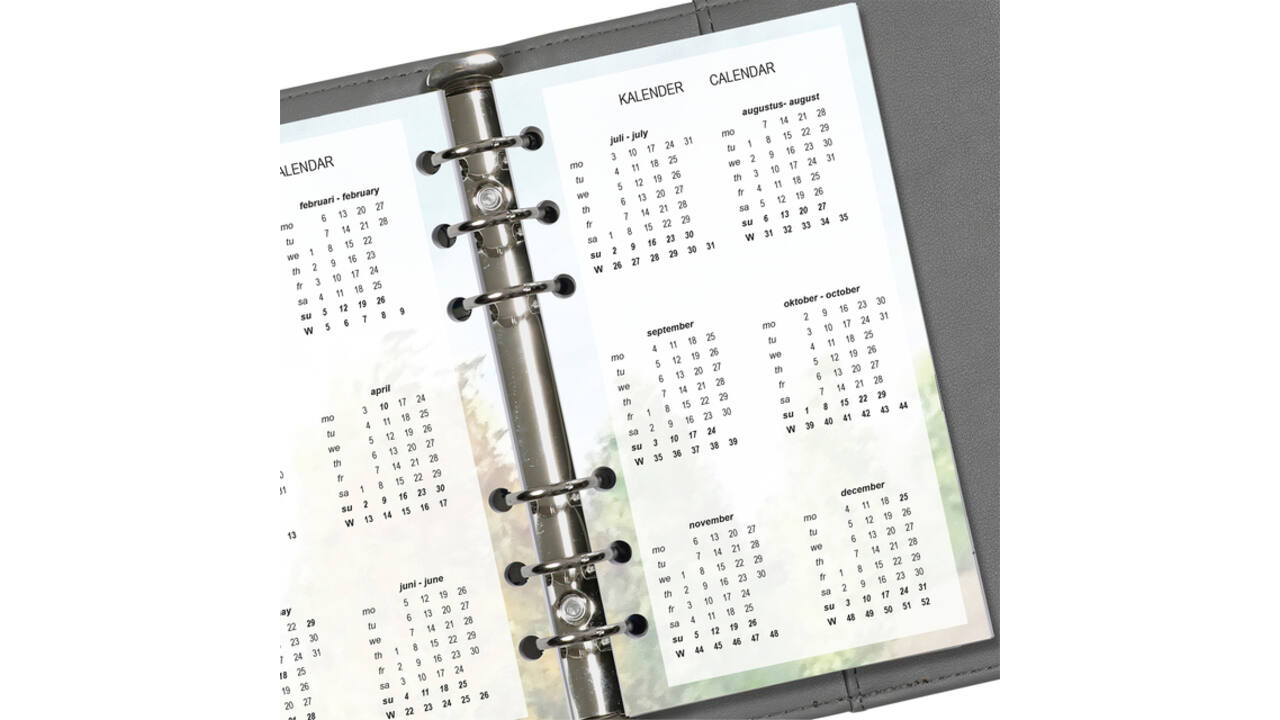 Agendavulling 2026 Kalpa Personal bloemen 7dagen/2pagina's