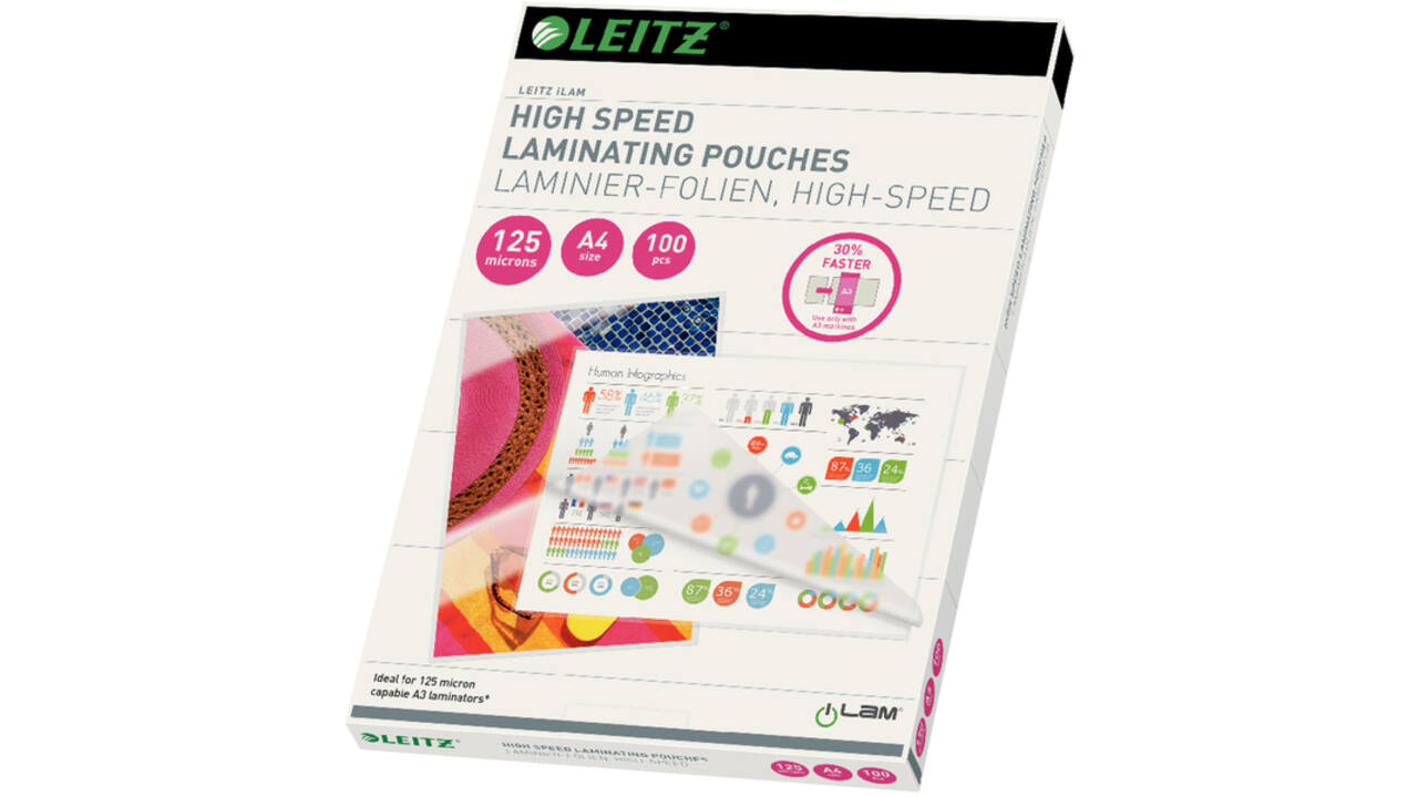 Lamineerhoes Leitz iLAM A4 High speed 125 mic
