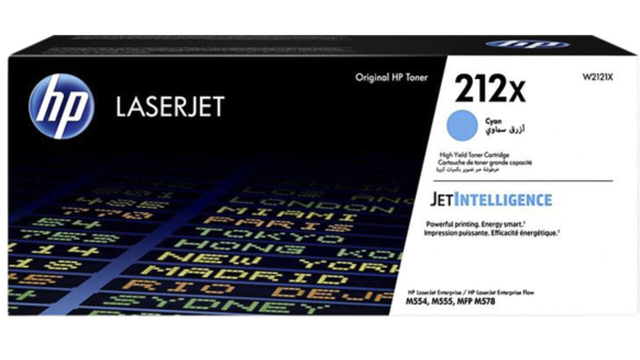 Tonercartridge HP W2121X 212X blauw
