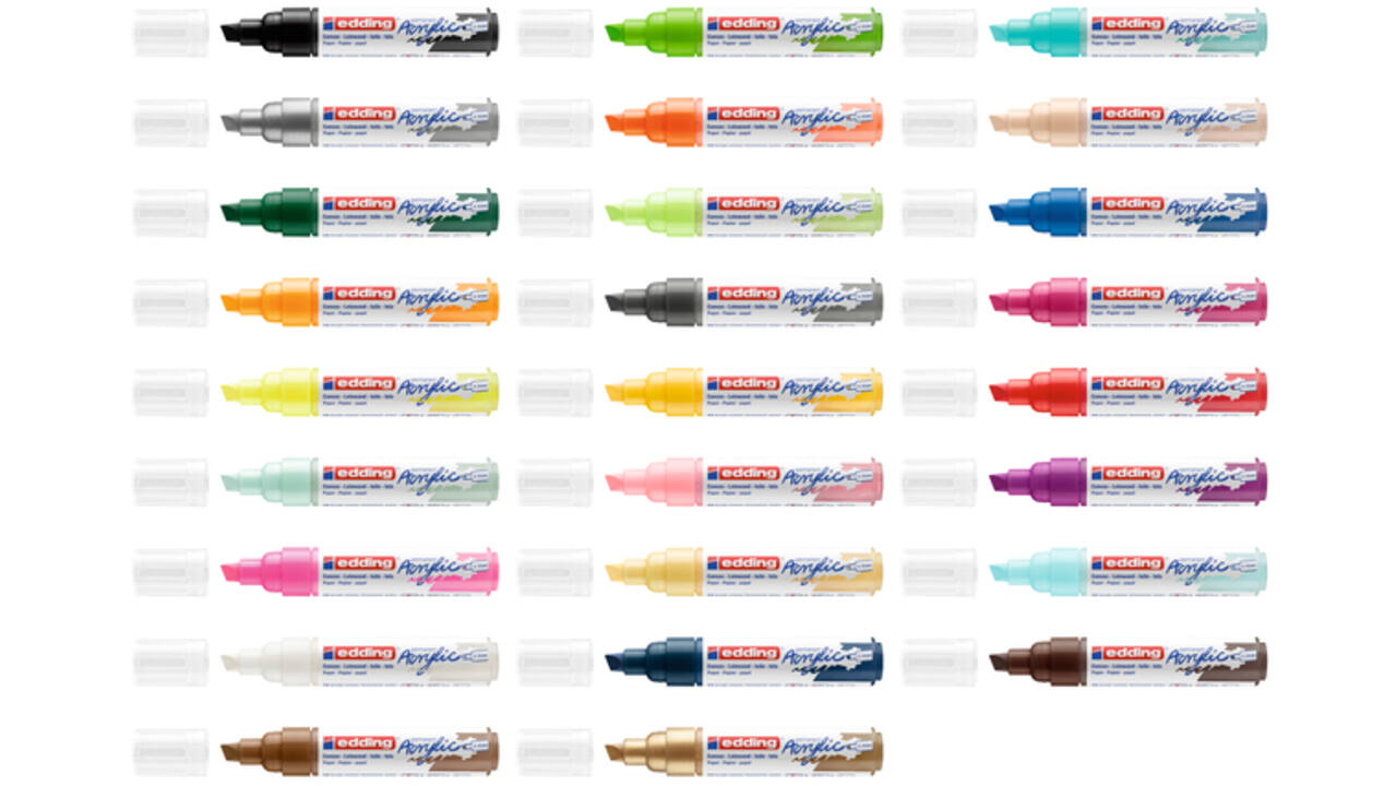 Acrylmarker edding e-5000 breed antraciet