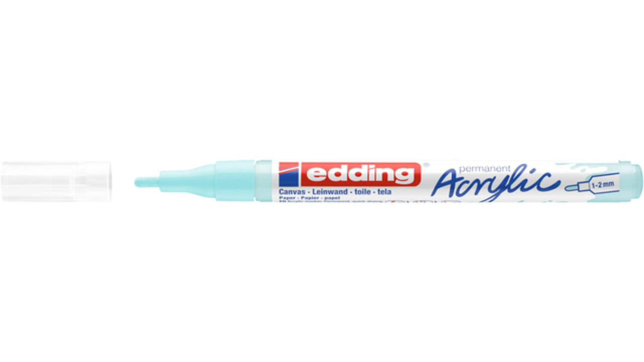Acrylmarker edding e-5300 fijn pastel blauw