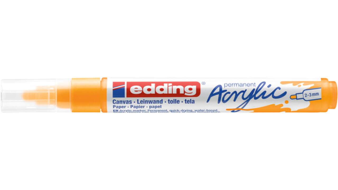 Acrylmarker edding e-5100 medium zonnegeel
