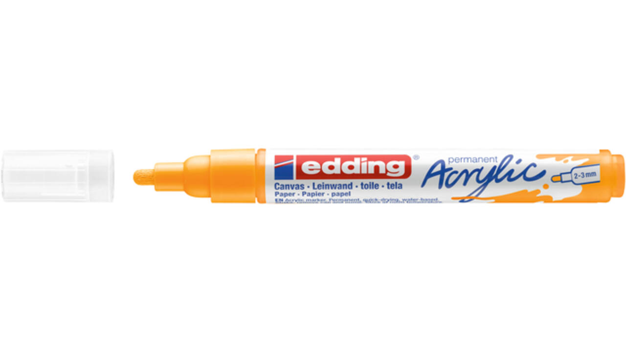 Acrylmarker edding e-5100 medium zonnegeel