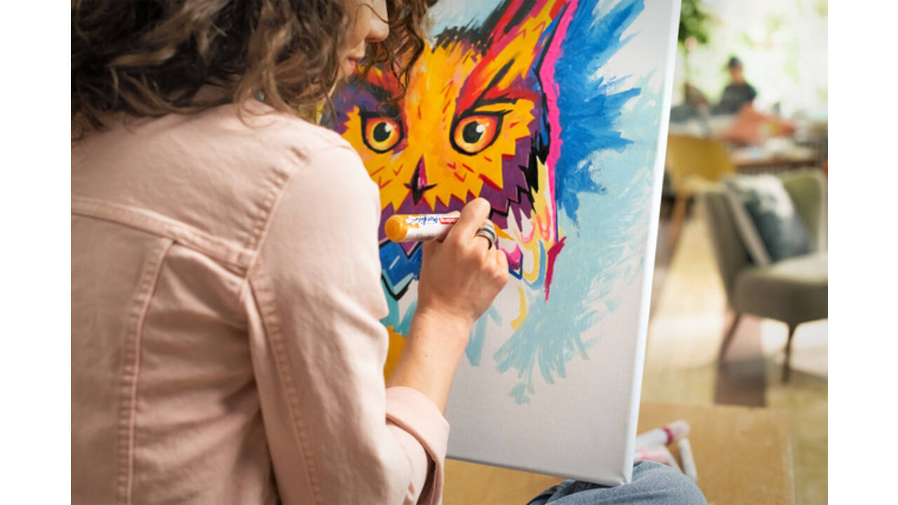 Acrylmarker edding e-5000 breed antraciet