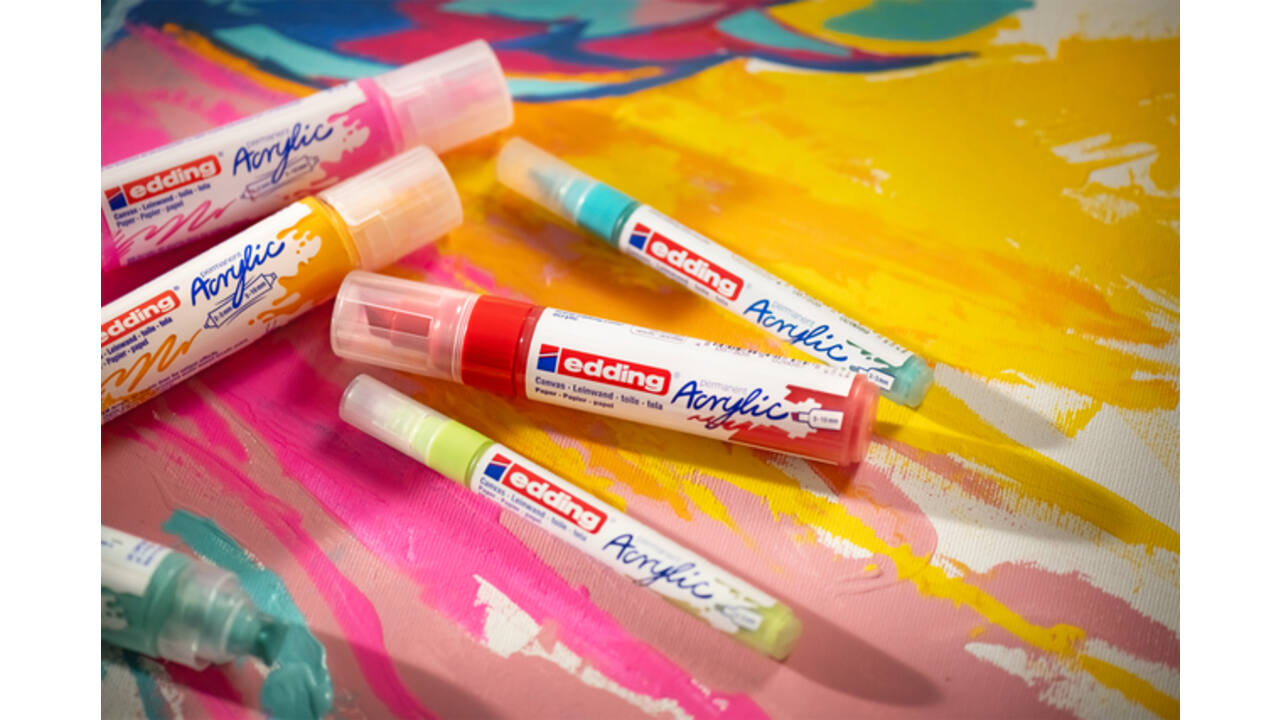 Acrylmarker edding e-5000 breed antraciet