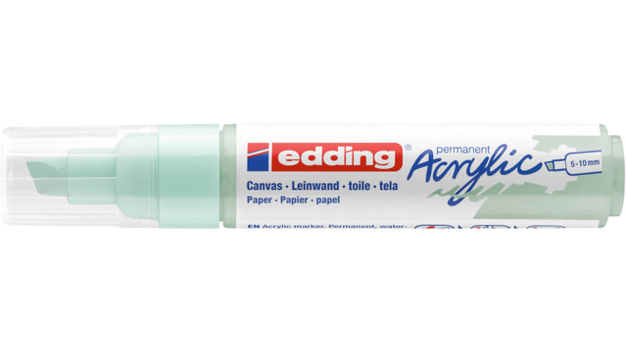 Acrylmarker edding e-5000 breed zacht mint