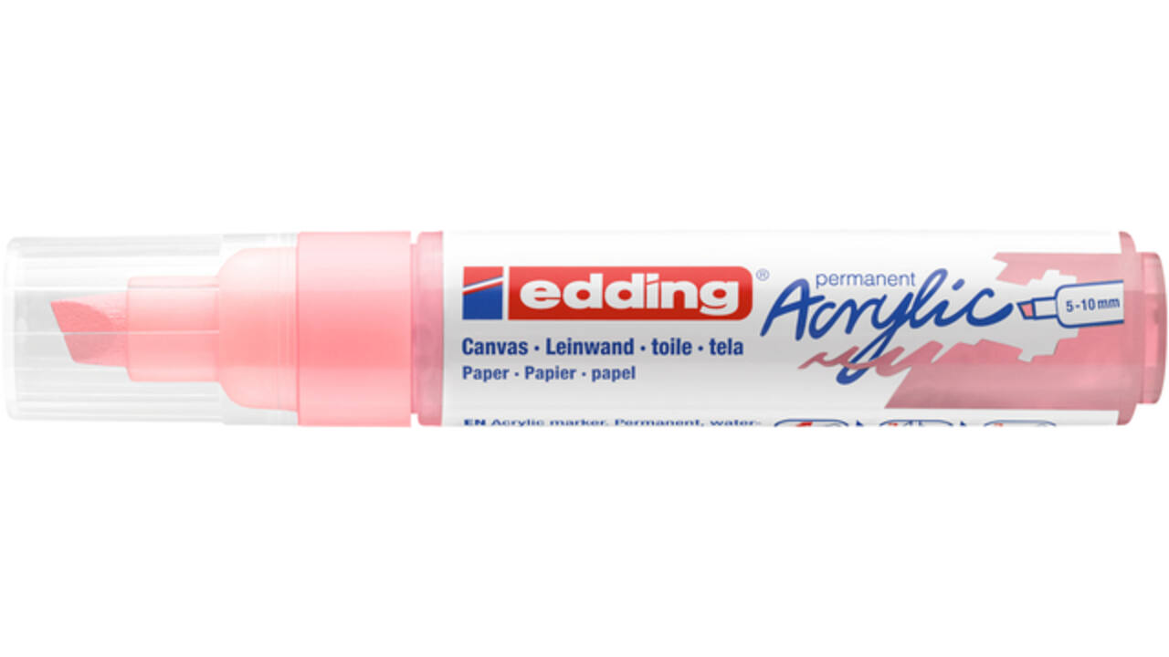 Acrylmarker edding e-5000 breed stijlvol mauve