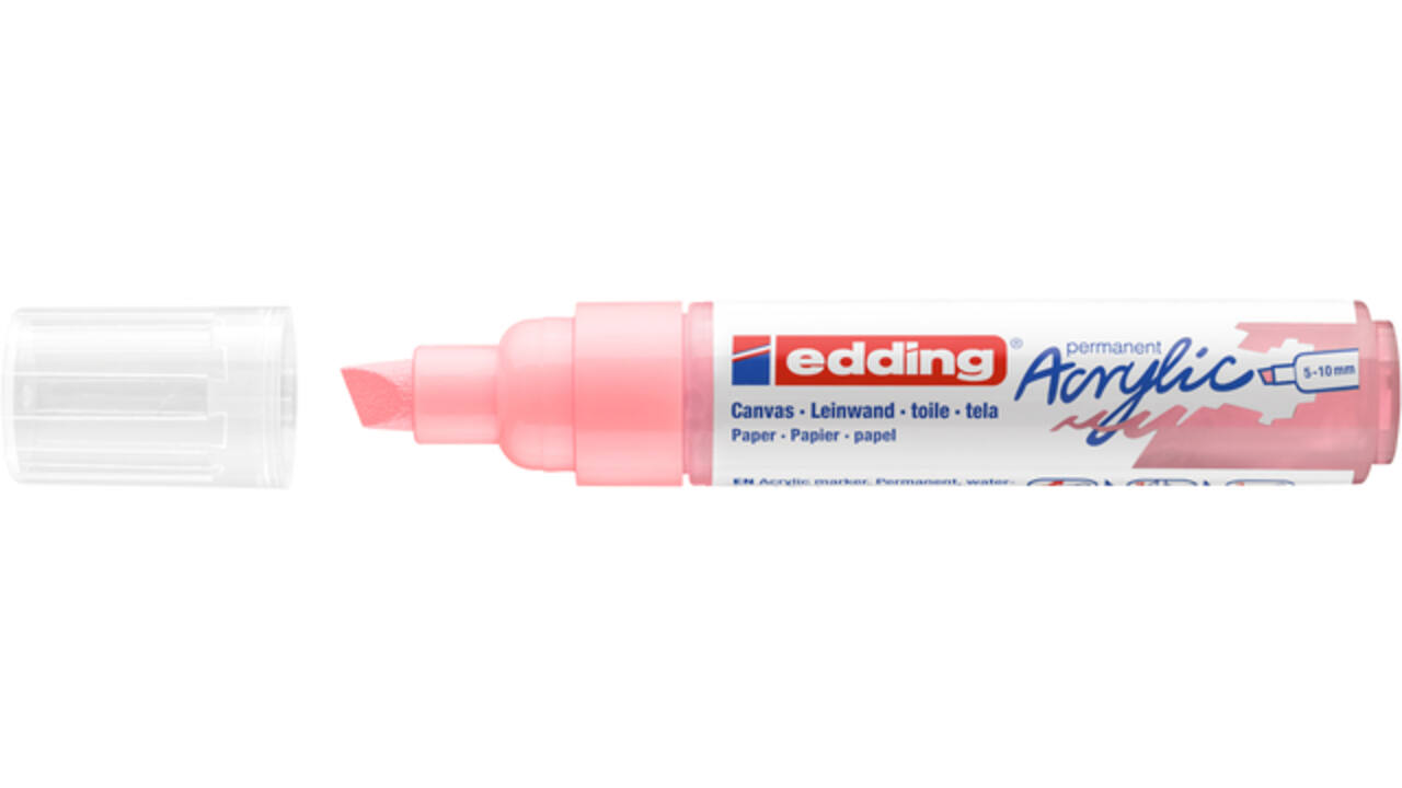 Acrylmarker edding e-5000 breed stijlvol mauve