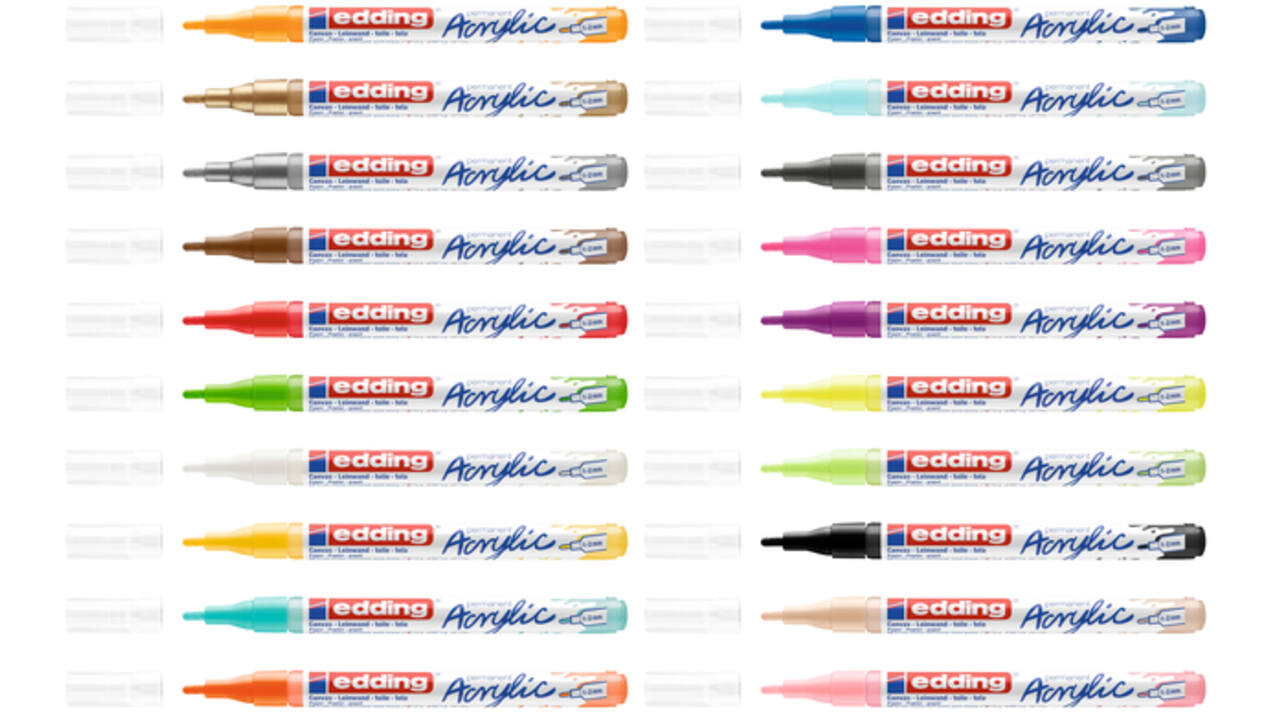 Acrylmarker edding e-5300 fijn elegant neon roze