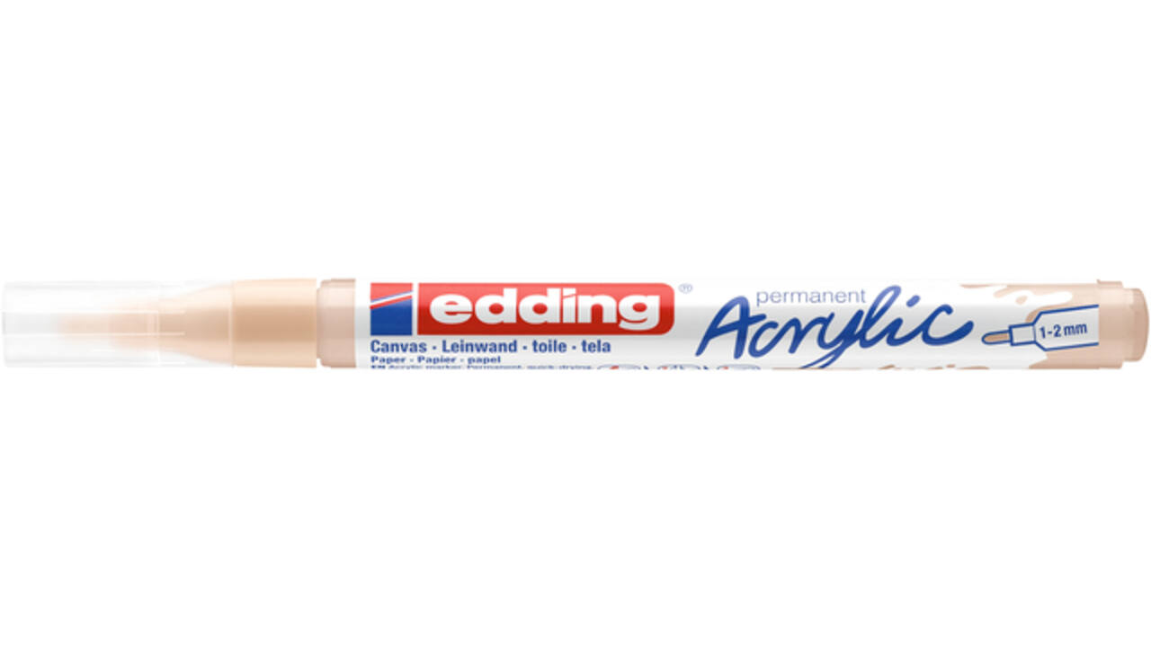 Acrylmarker edding e-5300 fijn warm beige