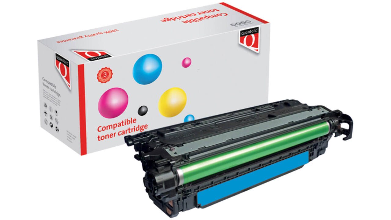 Tonercartridge Quantore alternatief tbv HP 655A CF451A blauw
