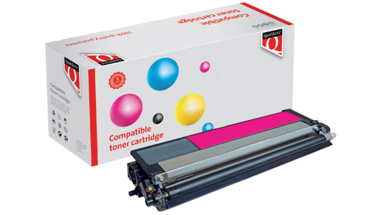 Toner Quantore alternatief tbv Brother TN-320M Rood
