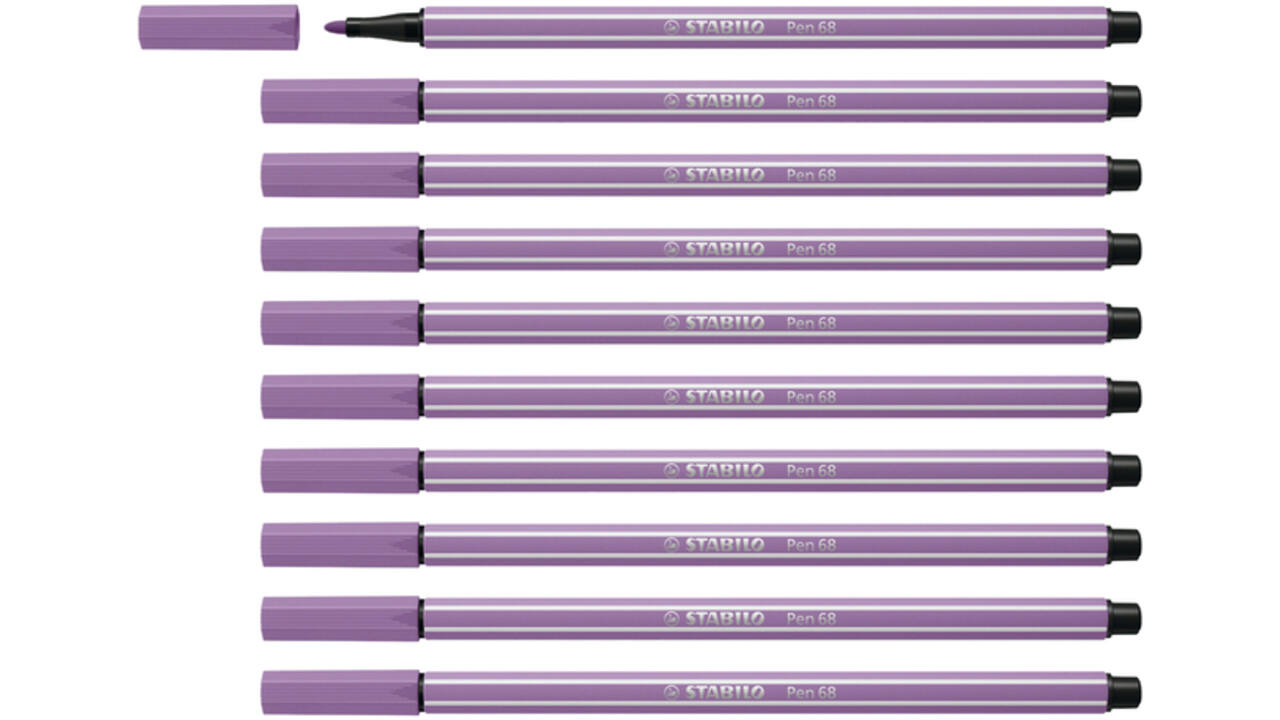 Viltstift STABILO Pen 68/62 medium pruimenpaars