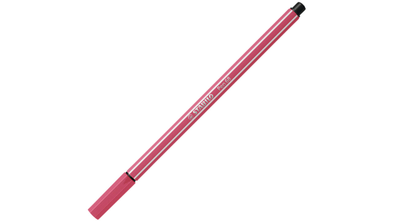 Viltstift STABILO Pen 68/49 medium aardbeienrood
