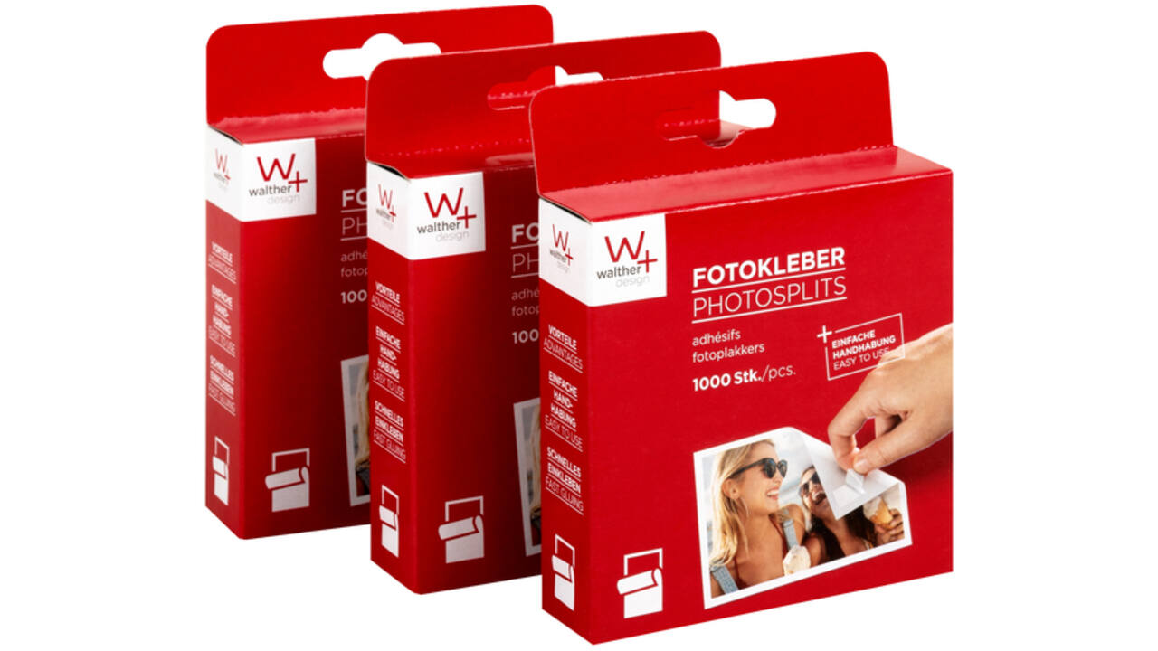 Fototape walther design 10x12mm 3x1000 stuks