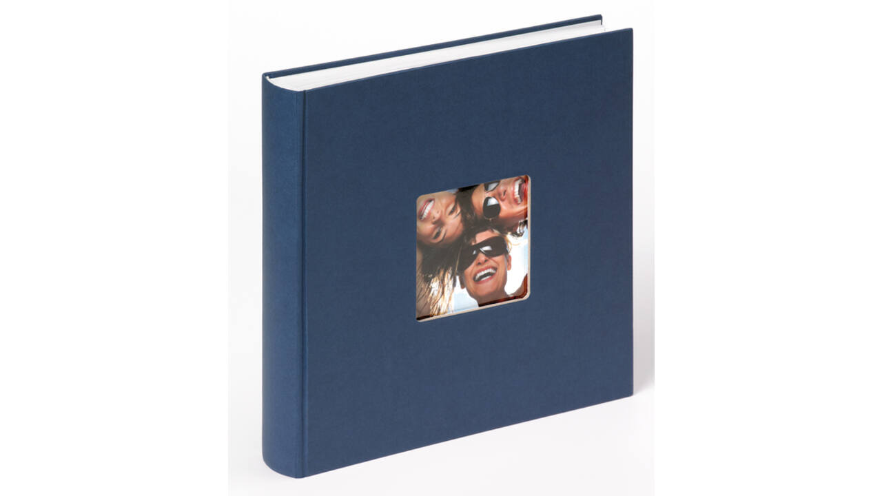 Fotoalbum walther design Fun 30x30cm 100vel blauw