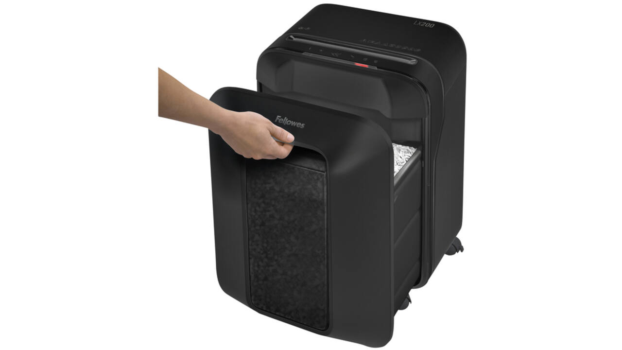 Papiervernietiger Fellowes Powershred LX200 snippers 4x12mm zwart