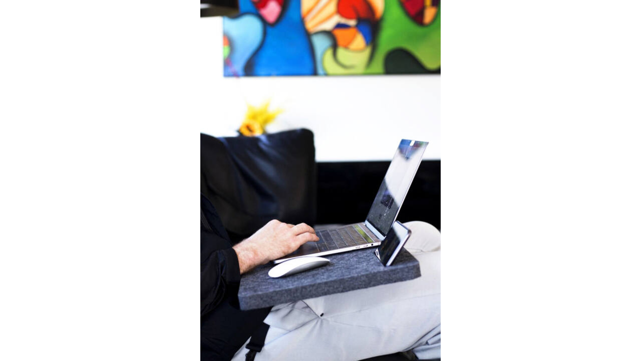 Laptoponderzetter Djois Skote zwart