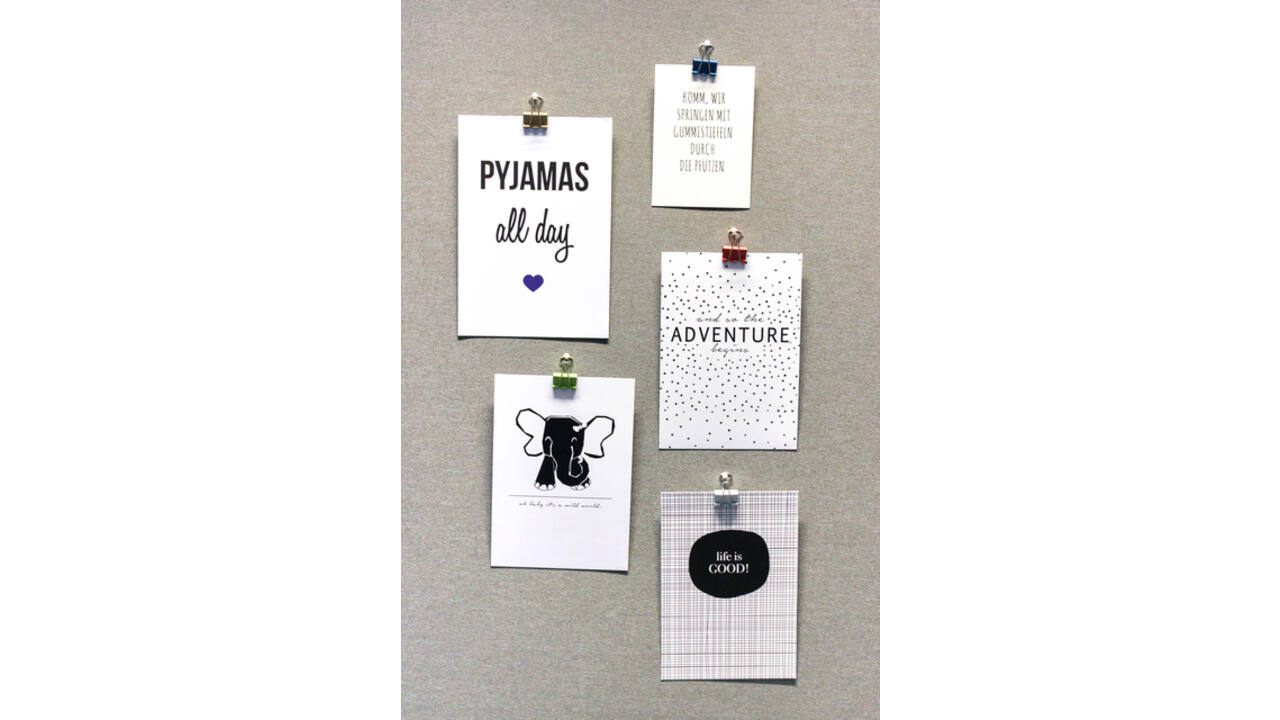 Papierklem MAUL 215 foldback 7mm + 9mm assorti