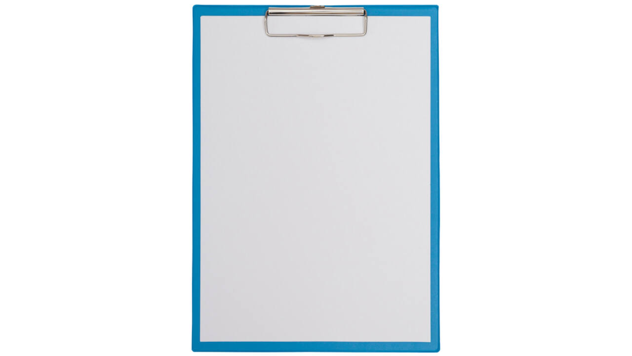 Klembord MAUL A4 staand PVC lichtblauw