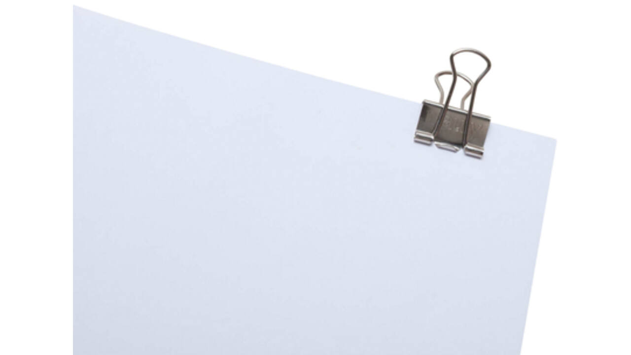 Papierklem MAUL 215 foldback 19mm capaciteit 7mm zilver