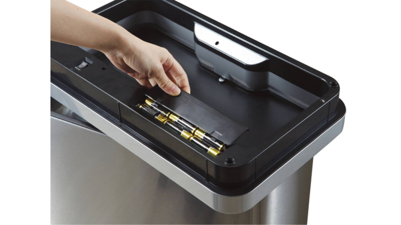 Afvalbak EKO Mirage met sensor 30liter RVS mat