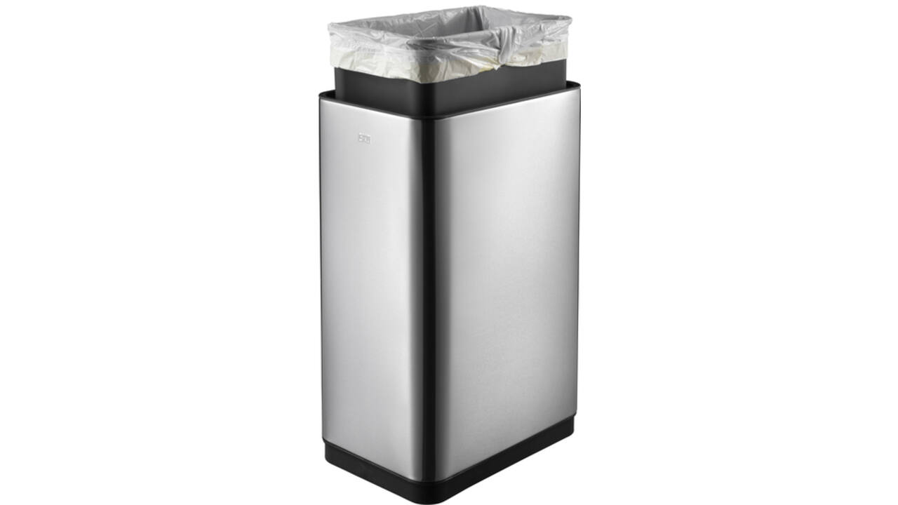 Afvalbak EKO Mirage met sensor 30liter RVS mat