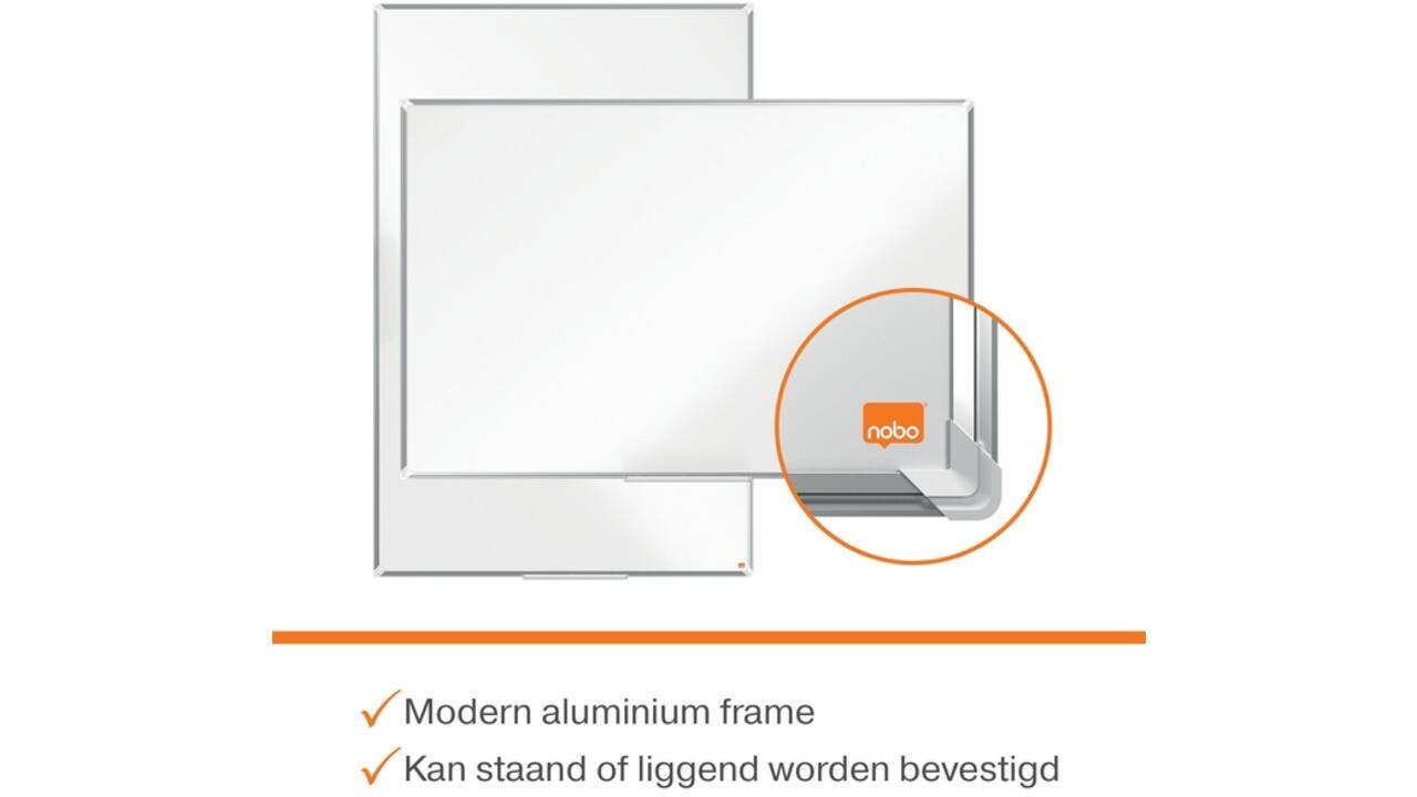 Whiteboard Nobo Premium Plus 90x120cm emaille