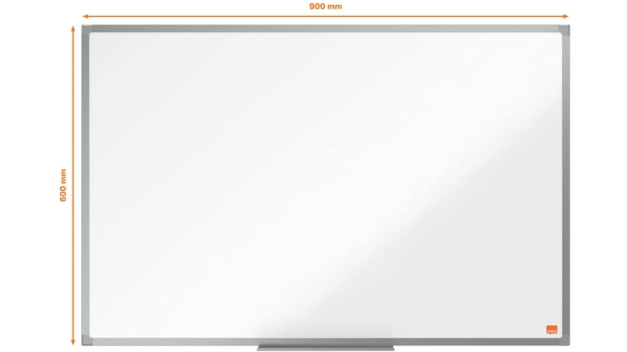 Whiteboard Nobo Essence Magnetisch 60x90cm staal