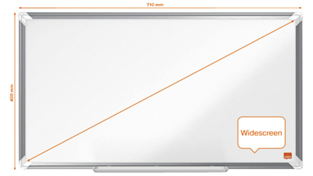 Whiteboard Nobo Premium Plus Widescreen 40x71cm emaille