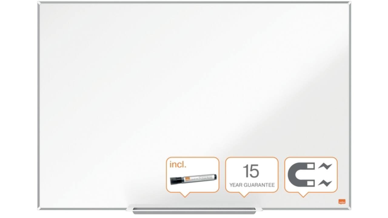 Whiteboard Nobo Impression Pro 60x90cm staal